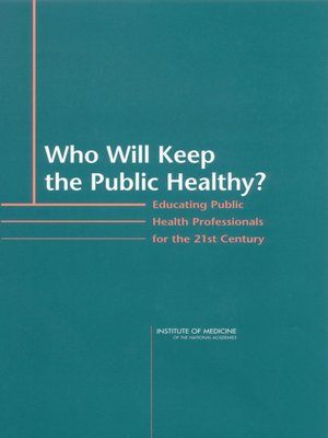 cover image of Who Will Keep the Public Healthy?